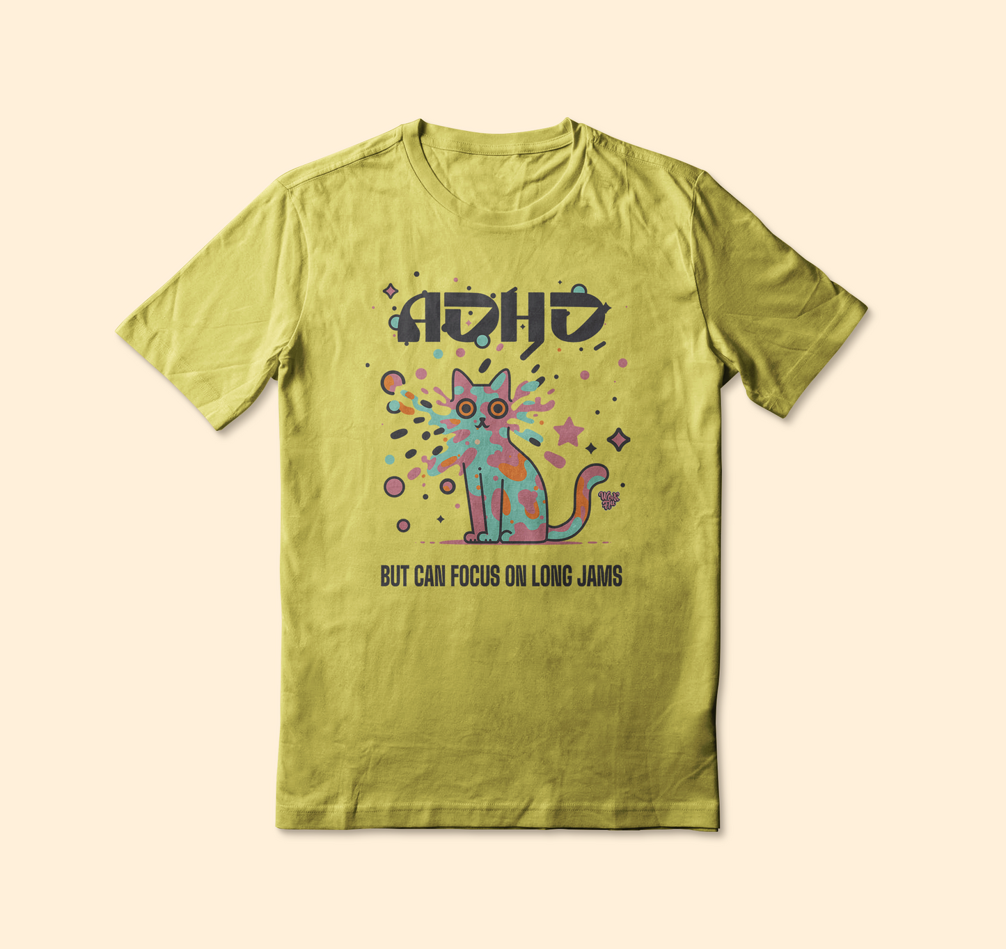 Wookflu®️ ADHD but can focus on long Jams shirt