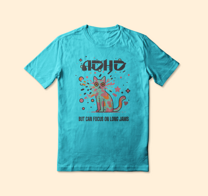 Wookflu®️ ADHD but can focus on long Jams shirt