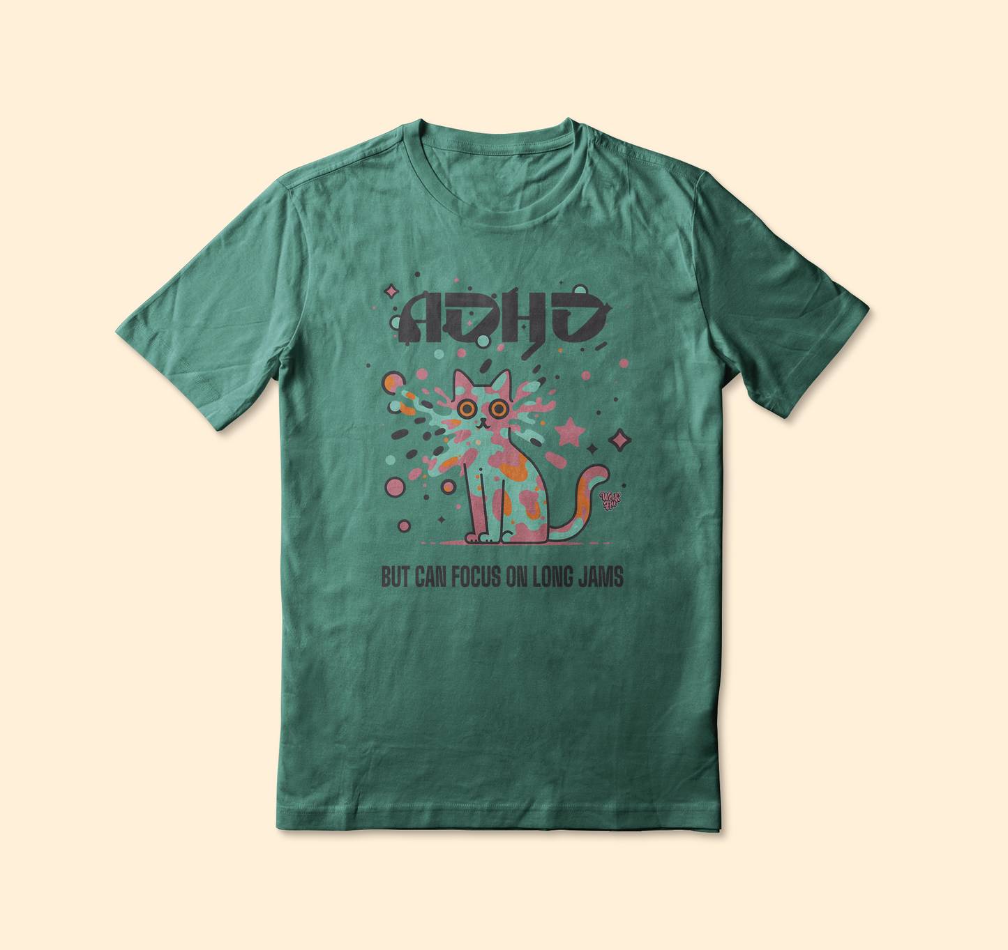 Wookflu®️ ADHD but can focus on long Jams shirt