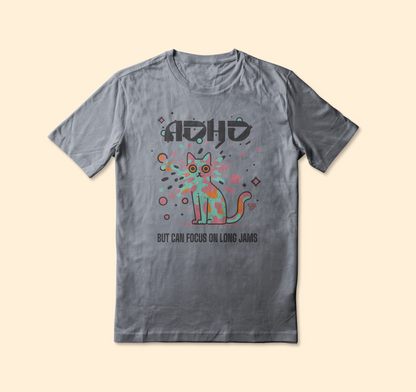 Wookflu®️ ADHD but can focus on long Jams shirt