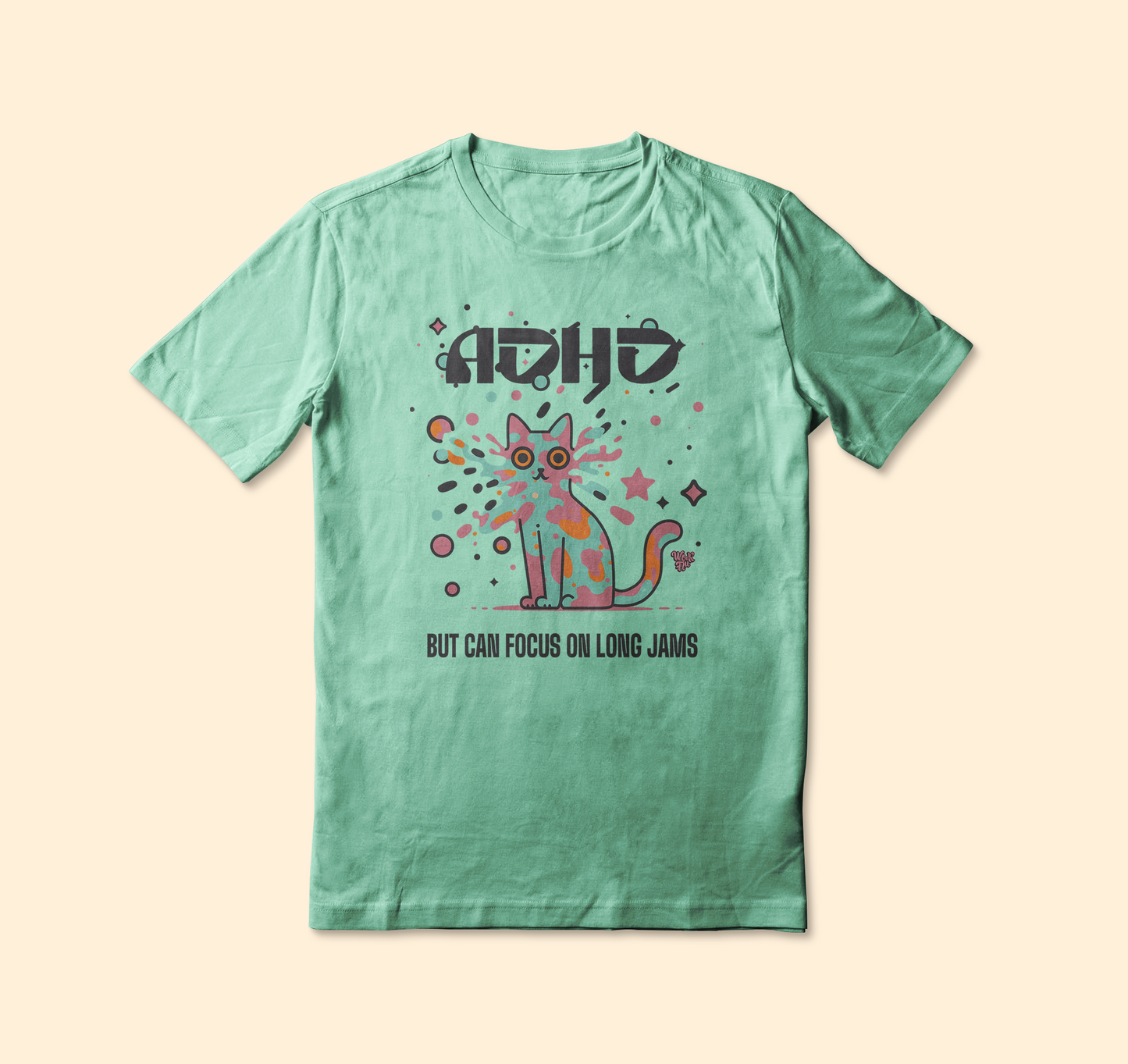 Wookflu®️ ADHD but can focus on long Jams shirt